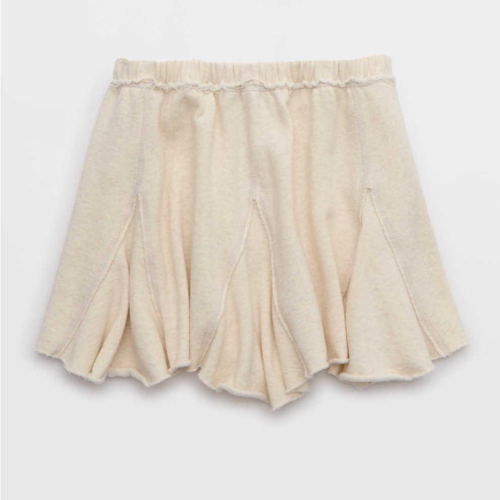 American Eagle Godet Fleece Mini Skirt